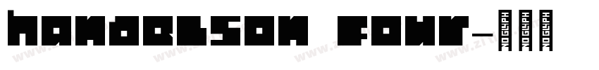 handelson four字体转换